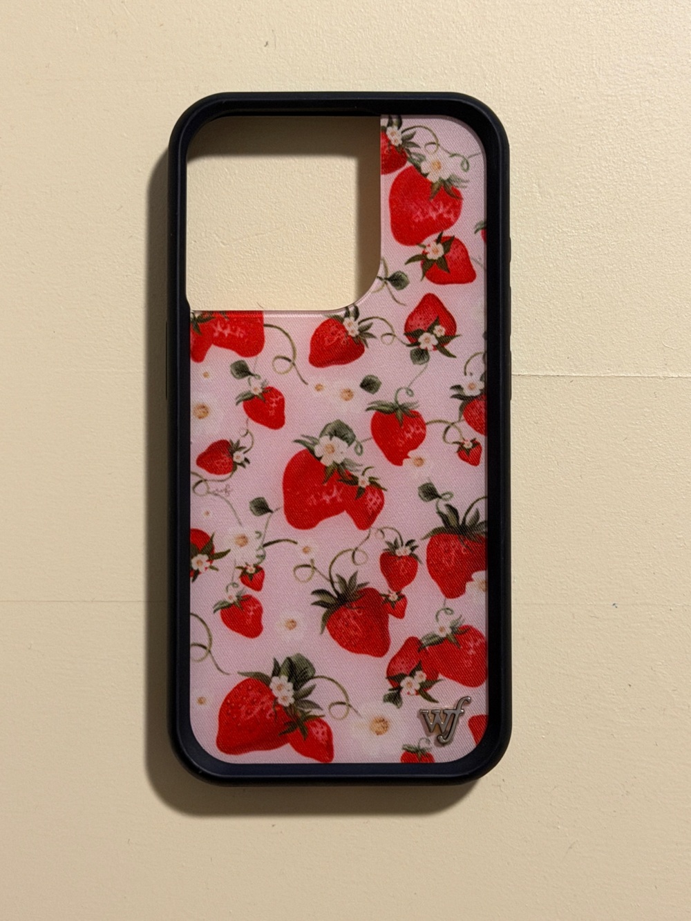 Wildflower Strawberry iPhone 15 Pro Case